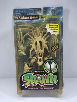 McFarlane Toys Spawn Exo-Skeleton White Variant Deluxe Figure MOC