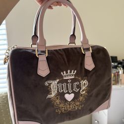 “Vintage Y2K Juicy Couture velour bowler bag”