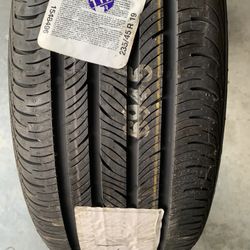 1 new continental contipro contact tire , 235/45/19
