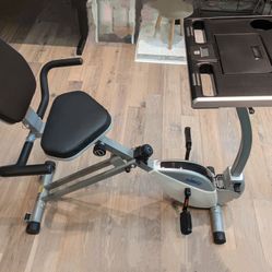 Stamina Recumbent Exercise Bike  Desk