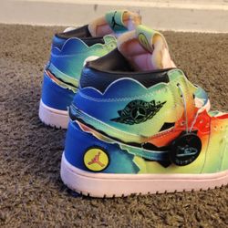 Air Jordan 1 Custom Tie-Dye Sneakers