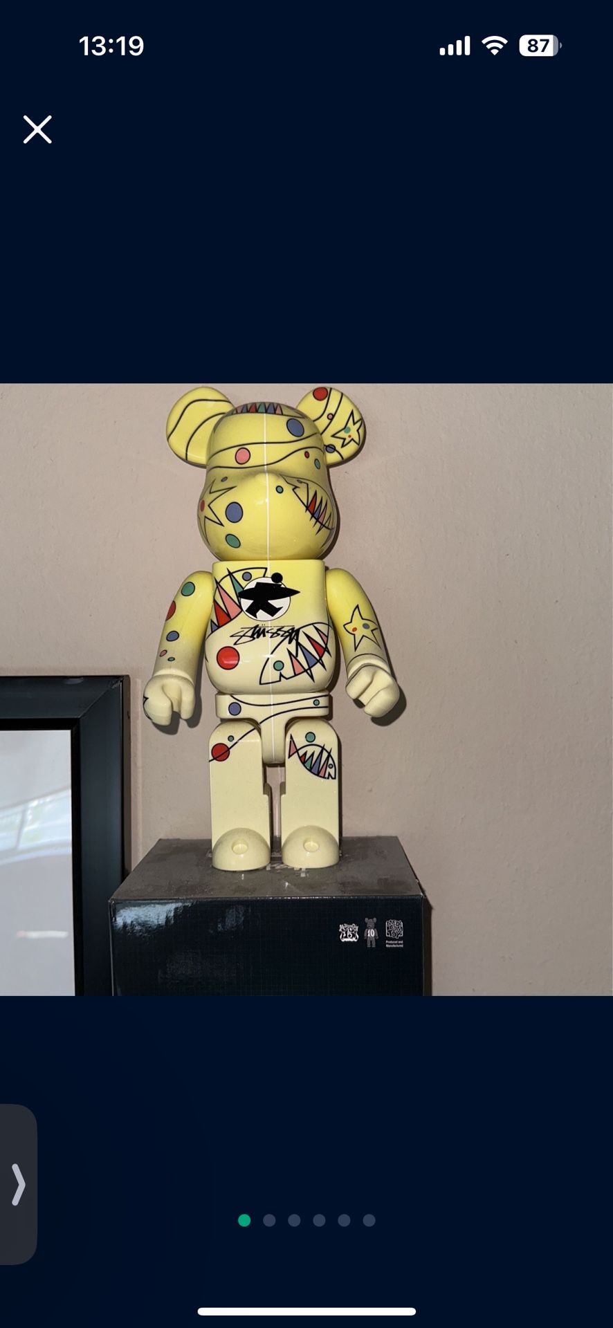 Be@RBRICK WORLDWIDE-STUSSY