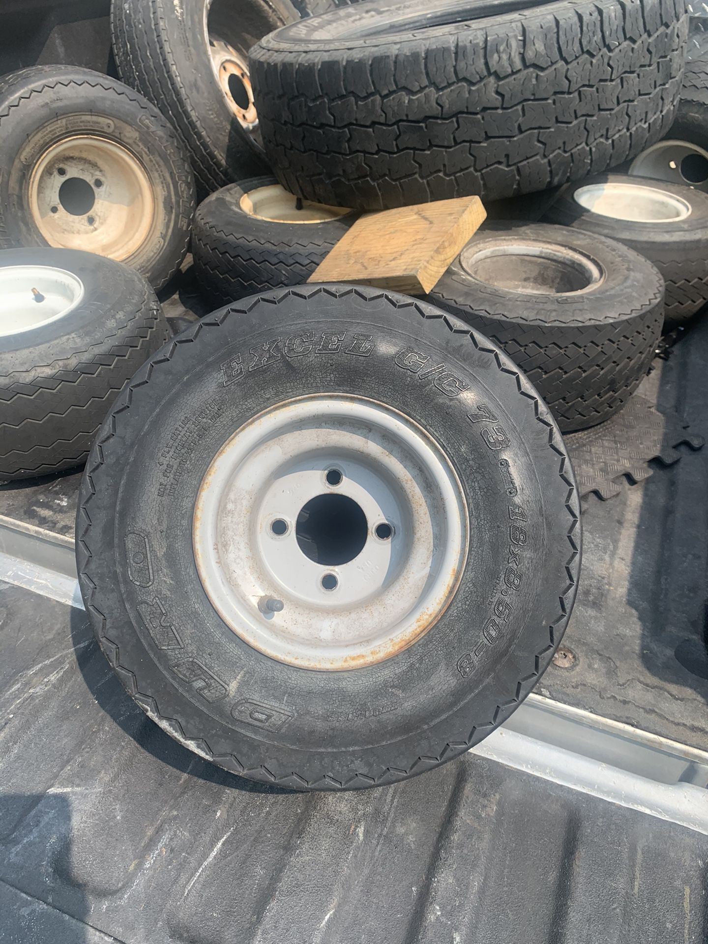 Golf cart tires