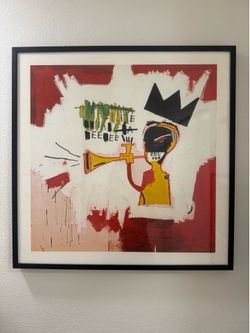 Jean-Michel Basquiat “Trumpet” Framed Art Print
