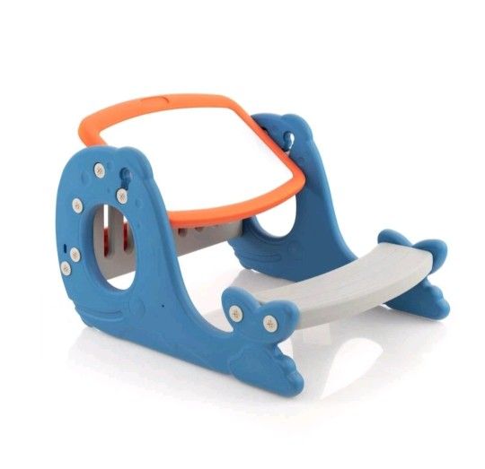 Convertible Toddler Activity Tablet Set Erasable Easel Whiteboard Blue HY10180BL