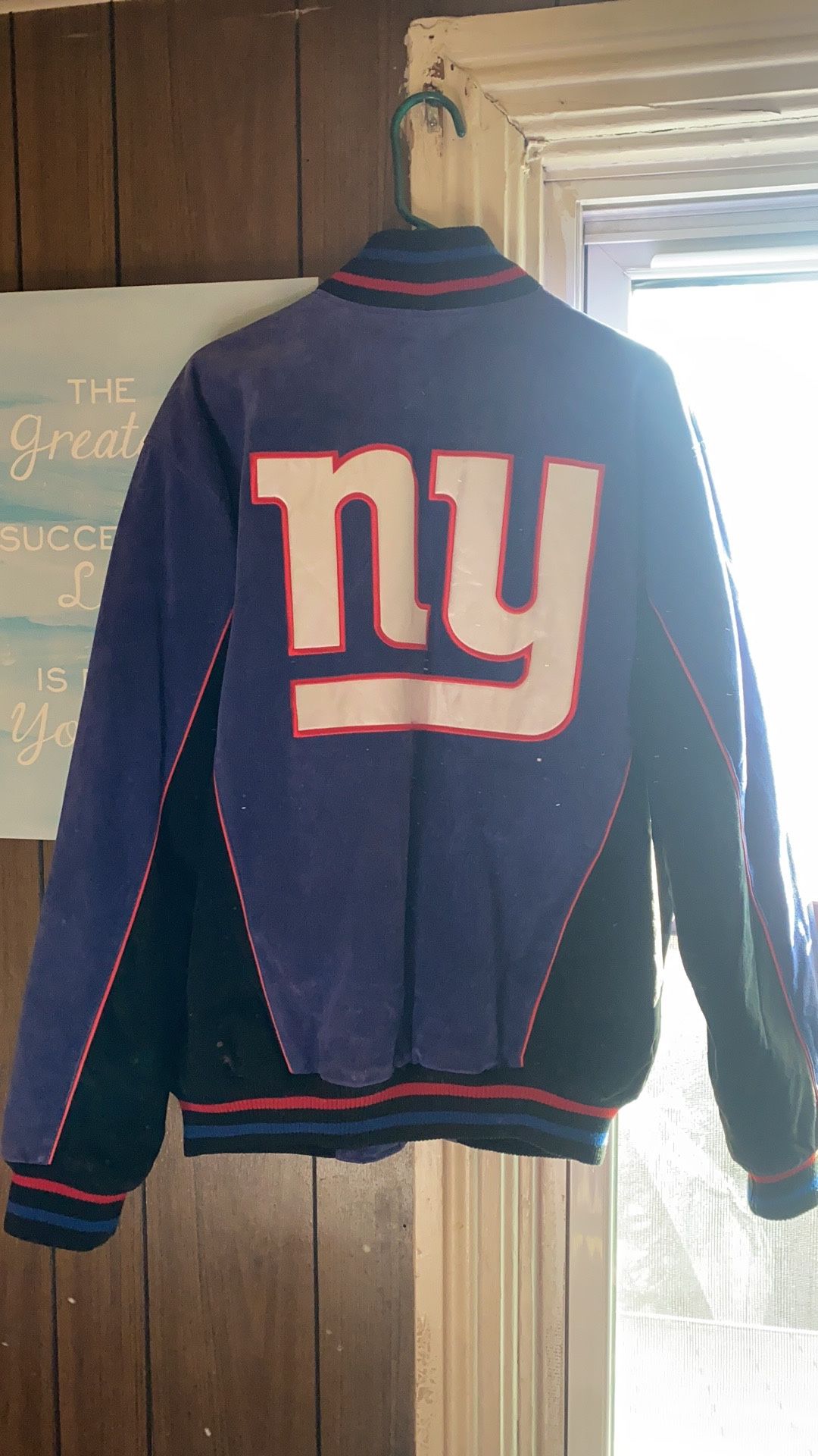 NFL Giants Suede Jacket