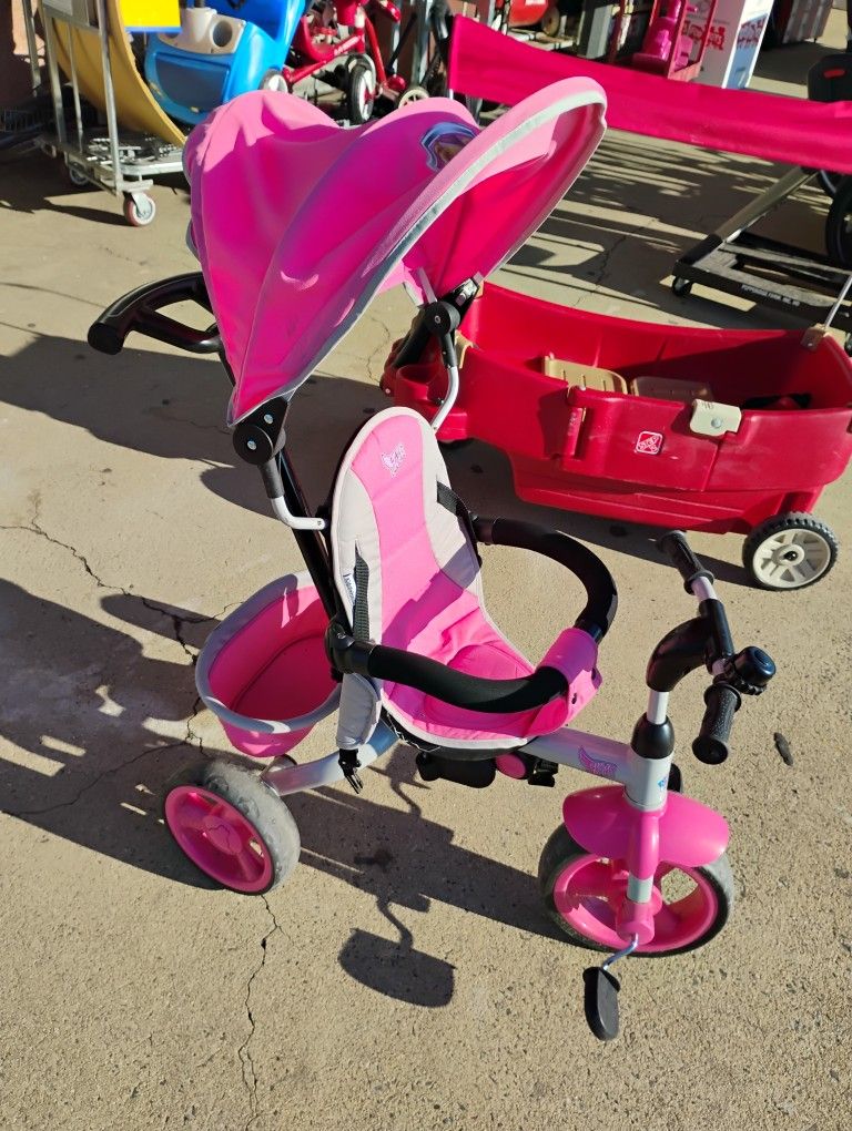 KidsEmbrace Paw Patrol Skye 4-in-1 Push and Ride Stroller Tricycle