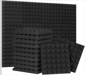 Brand New Pack of 24 Pyramid Acoustic Foam Panels (still sealed in box !)