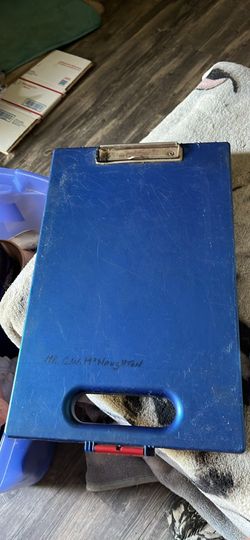 Contractors clipboard, hard plastic