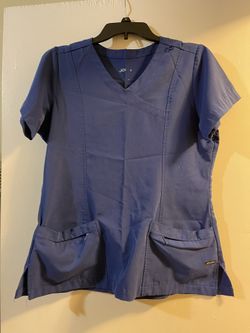 Jockey Navy Blue Scrub Top