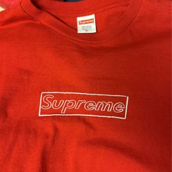 Supreme KAWS Chalk Logo Tee