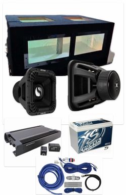 NEW POWERFUL BASS PACKAGE KICKER SOLO X 15” BIG CUSTOM BOX INSTALLED