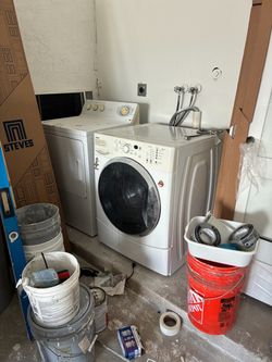 Washer and dryer set