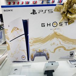 PlayStation 5 Slim Disc Ghost Of Yotei 