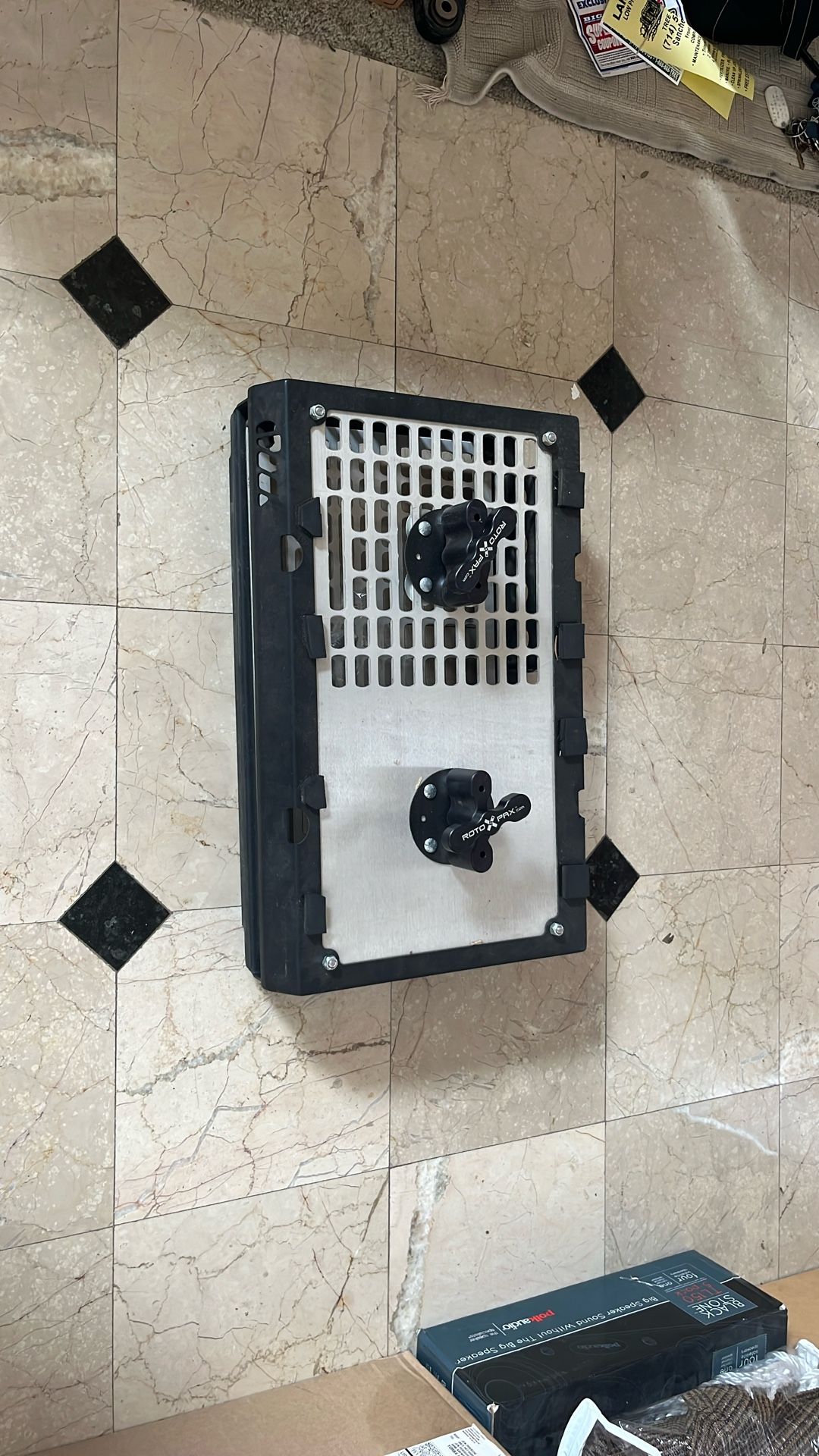 Overland, in fold up shelf rotary pack attachments