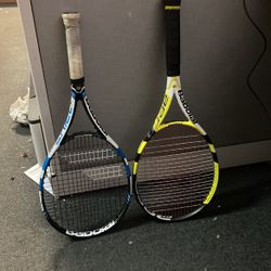 Lot Of 2 Babolat Tennis Rackets