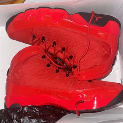 Jordan 9 Chile Red Stock X Certified