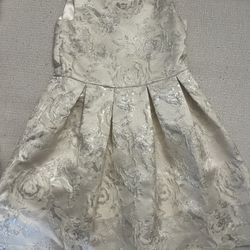 Girls Ivory White Dress