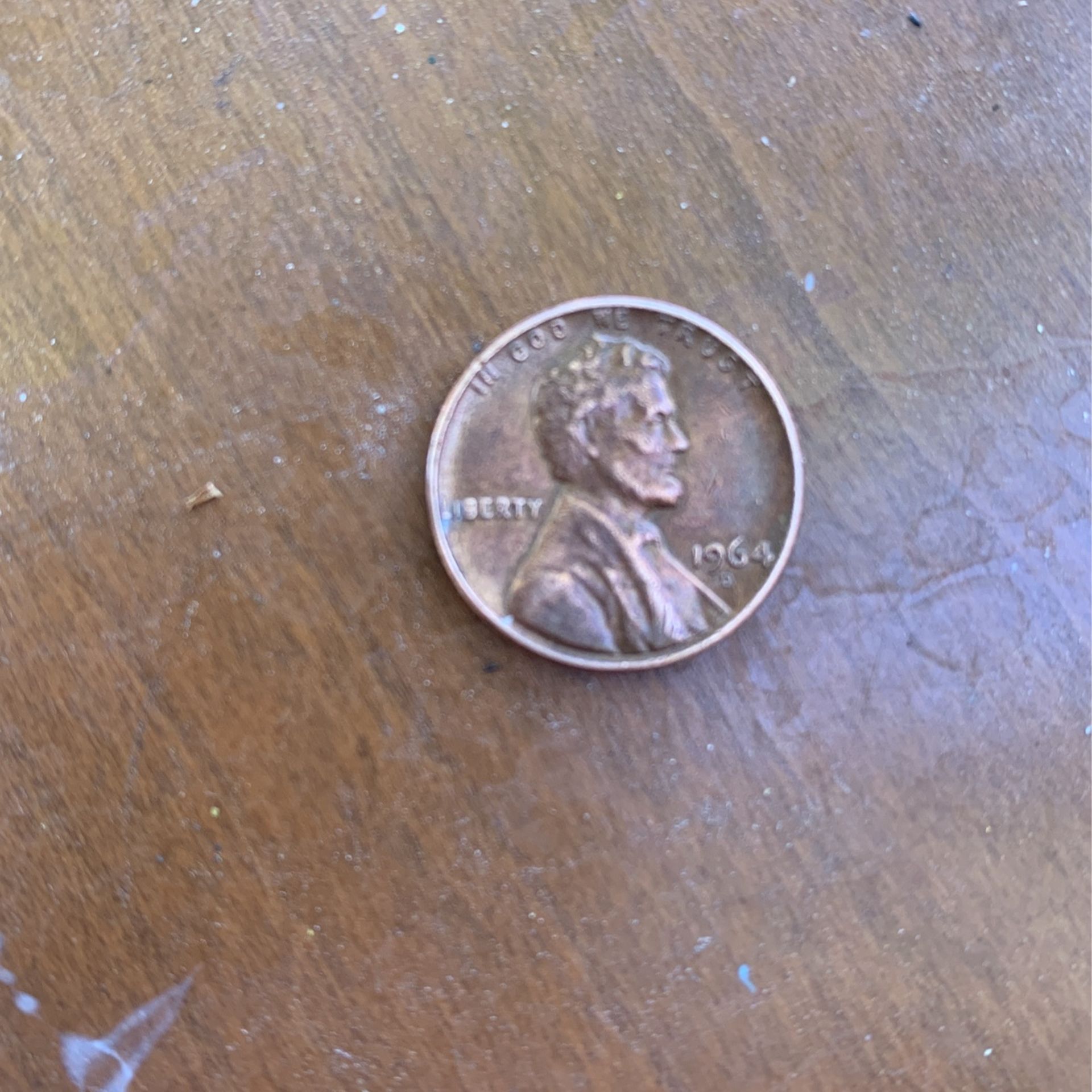 1968 D Penny Error L