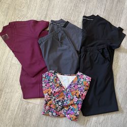 3 Sets Nurse Scrubs 1 Top (large)