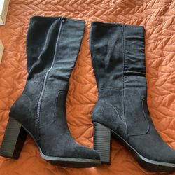Suede  Boots Size 8