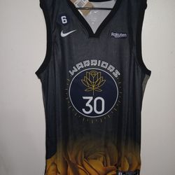 NBA Nike Official License Golden State Warriors  Stephen Curry Special Edition Jersey Size  XXL