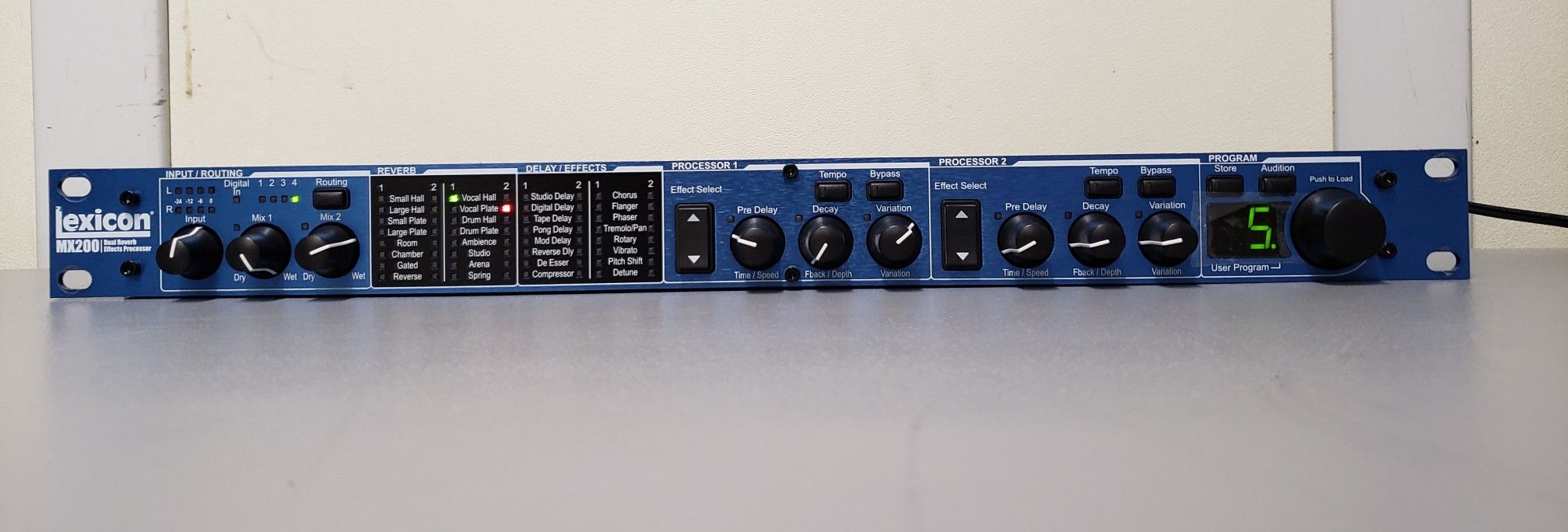 Lexicon MX200 Dual Reverb/Effects Processor.