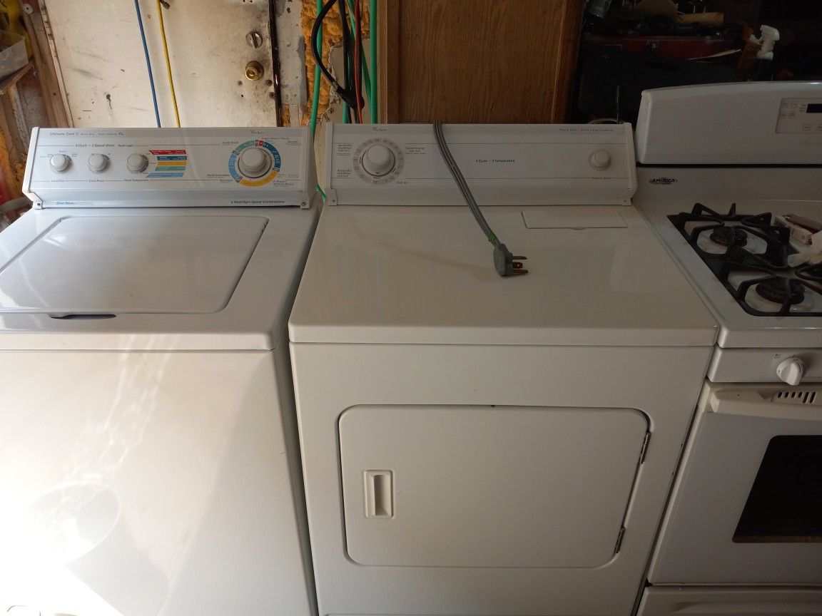 Whirlpool Washer And Electric Dryer Everything Works On Them Can Deliver If You Need