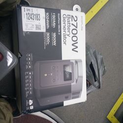 New 2700w Battery Generator(Basically A Power Station)