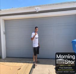 Long-Panel Design Garage Doors