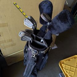12-Piece Dunlop Golf Club Set with Horizon Ba
