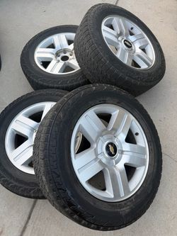 Chevy wheels 20” 6Lug OEM