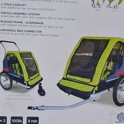 Bike Trailer And Stroller 2 Child Capacity Universal Bik R Connector