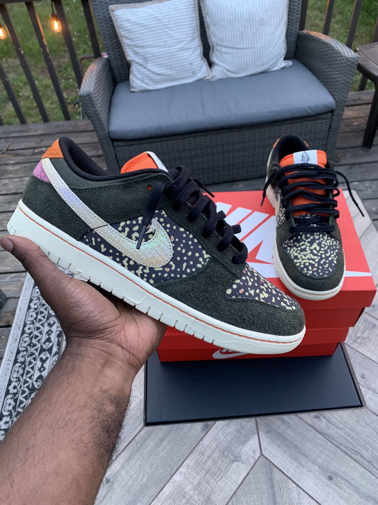 Nike Dunk Low Sequoia And Alabaster