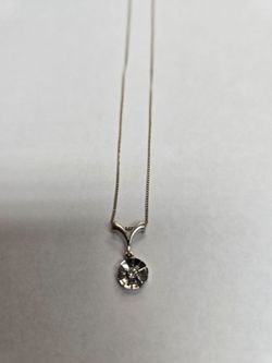 14k Gold two tone gold necklace. 16"