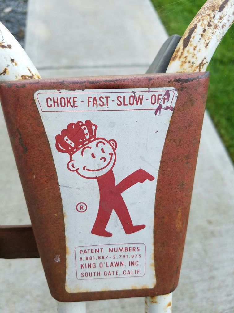 Vintage 1950s King O Lawn Edger