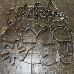 14 piezas de cortadores de galletas Chiquitas de navidad