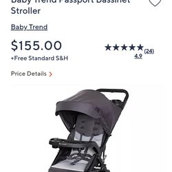 Baby stroller bassinet