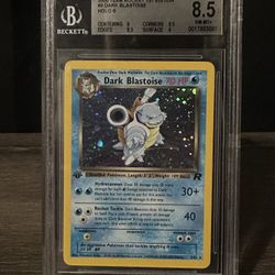 Dark Blastoise 1st Edition Holo 8.5 BGS