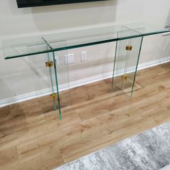 Glass Console Table 