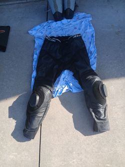Alpinestars Leather Motorcycle Pants - Size USA 38 / EUR 54