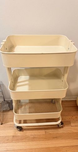IKEA Kitchen Utility Cart – Multifunctional, Rolling, Space-Saving