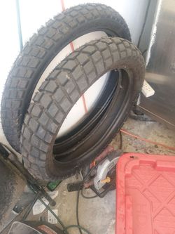 Suzuki dual sport tires brand new