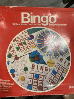Bingo game.. boredom buster... game board