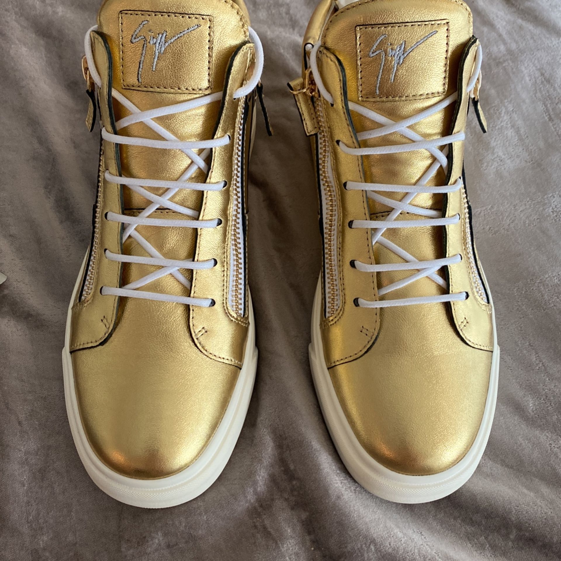 Giuseppe Zanotti Gold Sneaker