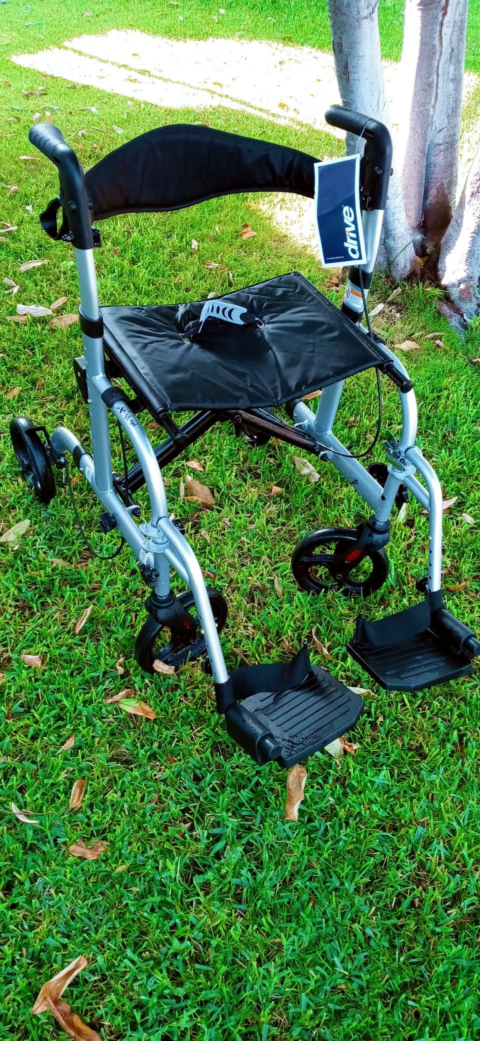 Wheelchair/ Walker.. Transport chair.. 18"