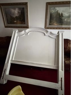 Queen bed with new mattress