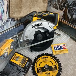 NEW DEWALT 20V BRUSHLESS CIRCULAR SAW KIT 