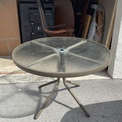 Glass Patio Table With 4 Chairs