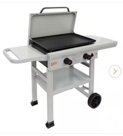 LOCO 26 in. 2-Burner Classic SmartTemp Propane Flat Top Grill/Griddle in Chalk Finish
